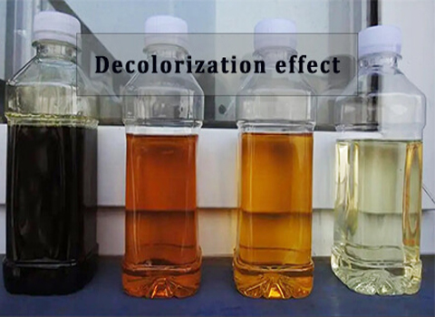 activated carbon in decolorization