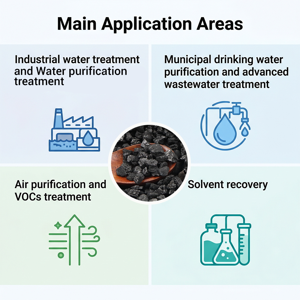 Industrial Applications of Coal Based Granular Activated Carbon Effective Adsorption Solutions